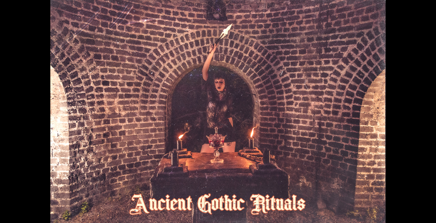 Sesion de foto artistica Ancient Gothic Ritual titulo
